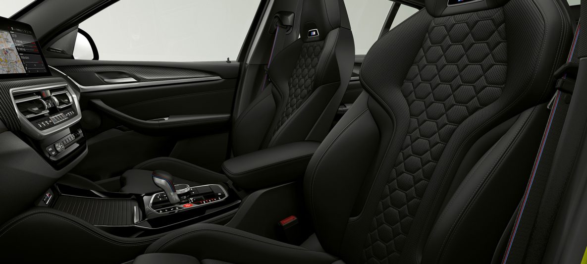 BMW X4 M Competition F98 LCI Facelift 2021 M Sportsitze Innenraum