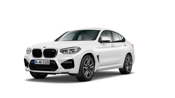 Dreiviertel-Frontansicht BMW X4 M F98 LCI 2021