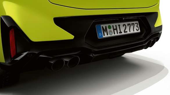 BMW X4 M Competition F98 LCI Facelift 2021 M Sportabgasanlage Heckansicht