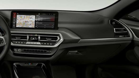 BMW X4 M Competition F98 LCI Facelift 2021 Interieurleisten 'Carbon Fibre' Innenraum