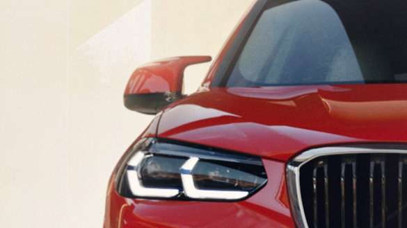 BMW X4 M F98 LCI Facelift 2021 Toronto Rot metallic M Außenspiegel