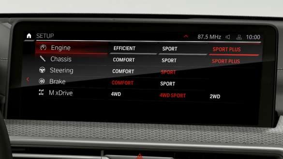 BMW X4 M Competition F98 LCI Facelift 2021 M Setup