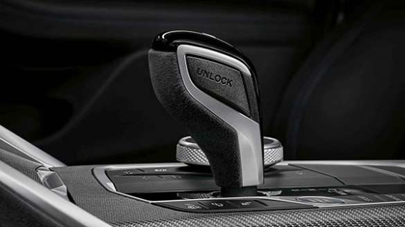 M Performance Wählhebel Alcantara BMW i4 M50 G26 2021