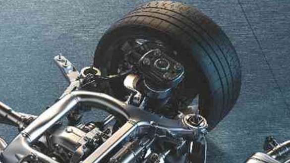 M-spezifisches Fahrwerk.