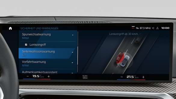 BMW 3er Limousine M Automobile G80 G20 Driving Assistant Professional Control Display Innenraum