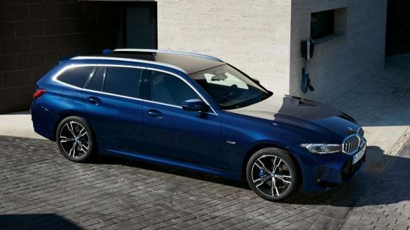 BMW 3er Touring Plug-In Hybrid G21 Dreiviertel-Seitenansicht