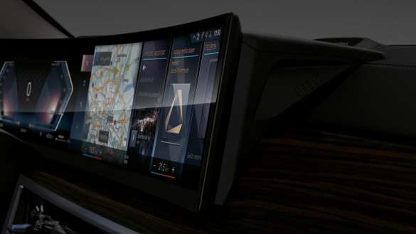 BMW X5 M60i xDrive G05 MP BMW Curved Display Nahaufnahme