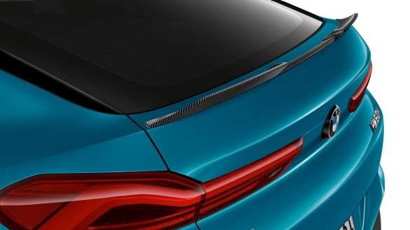 BMW X6 M60i xDrive G06 MP BMW Heckspoiler Carbon Nahaufnahme