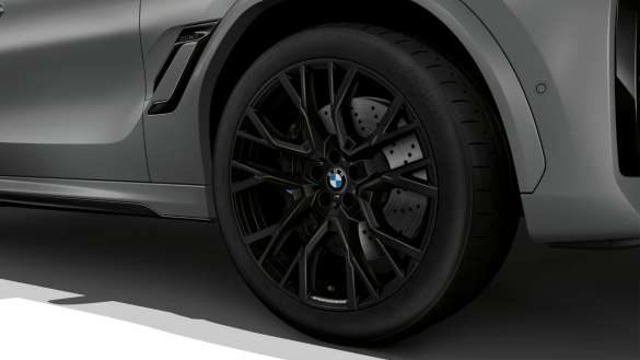 BMW X6 M Competition F96 2023 21"/22" M Performance Leichtmetallrad Sternspeiche 809 M Jet Black matt