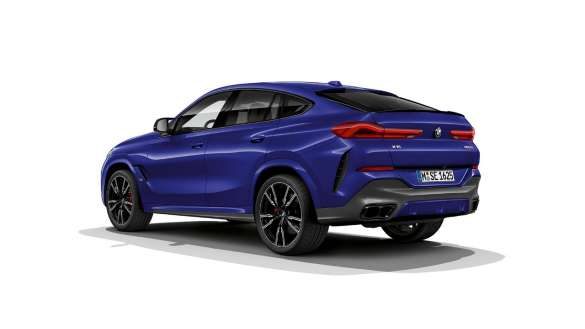 BMW X6 M60i xDrive G06 MP Integral-Aktivlenkung Dreiviertel-Heckansicht