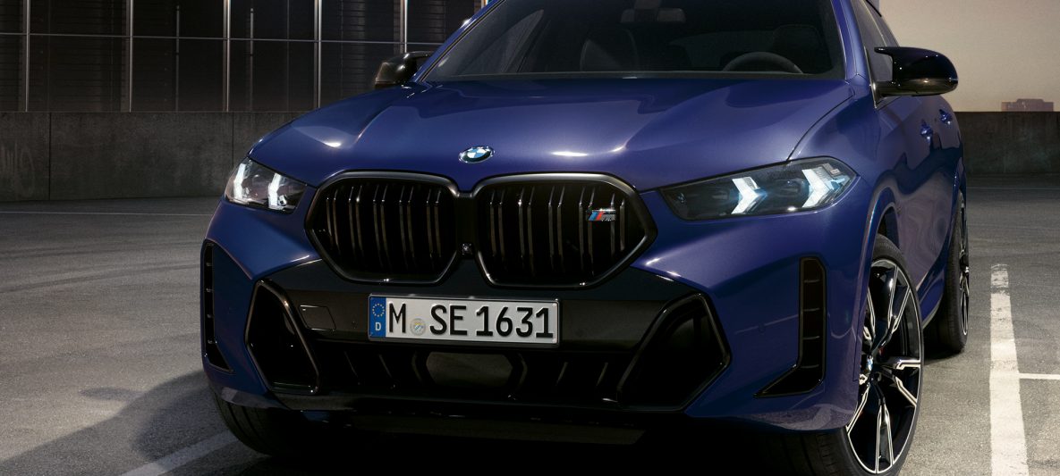 BMW X6 M60i xDrive G06 MP Scheinwerfer Nahaufnahme