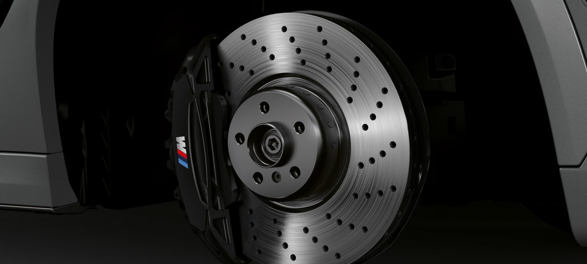 BMW X6 M Competition F96 2023 M Compound-Bremse, rot hochglänzend